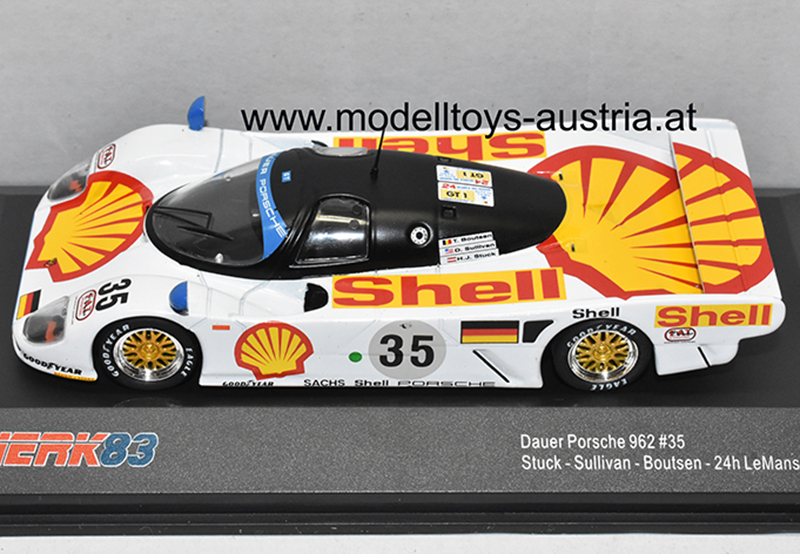 Dauer Porsche 962 1994 Le Mans 3rd STUCK / SULLIVAN / BOUTSEN 1:43