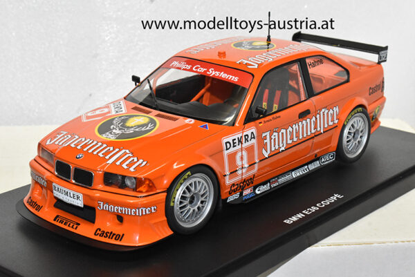 BMW E36 Coupe M3 DTM 1993 Armin HAHNE Jägermeister 1:18
