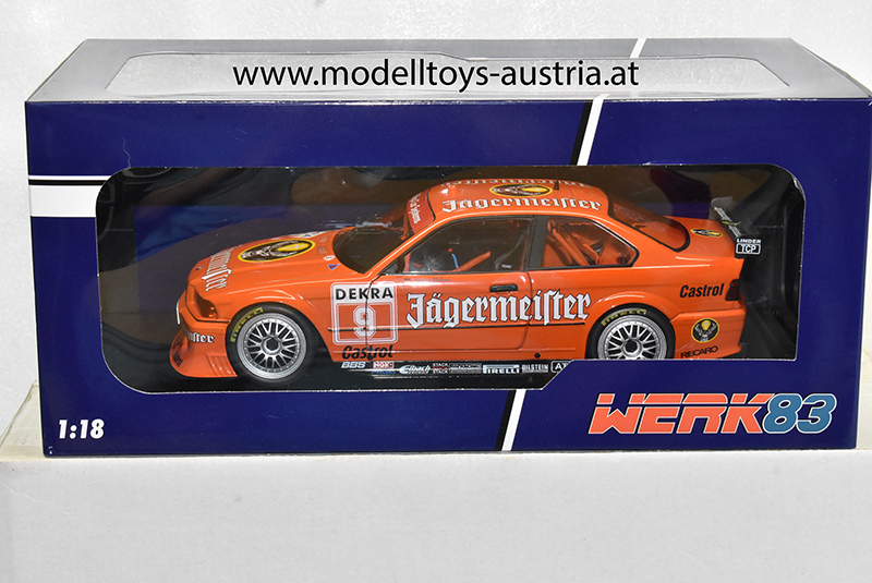 BMW E36 Coupe M3 DTM 1993 Armin HAHNE Jägermeister 1:18