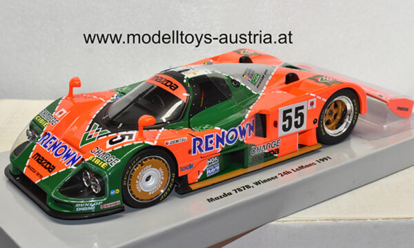 Mazda 787 B 1991 Sieger Le Mans WEIDLER / HERBERT / GACHOT 1:18 Werk83