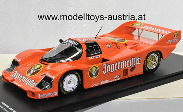 Porsche 956K 1984 DRM 200 Meilen Norisring Stefan BELLOF Jägermeister 1:18