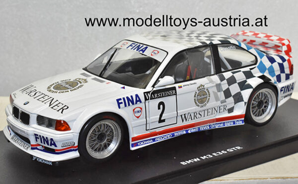BMW E36 Coupe M3 GTR 1993 ADAC GT Cup CHAMPION Johnny CECOTTO 1:18