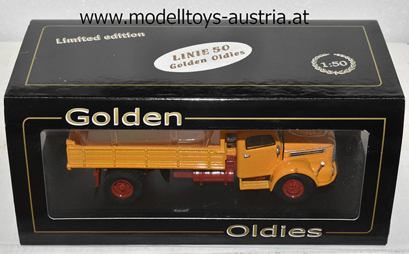 Steyr 586 Allrad Kipper orange / rot 1:50
