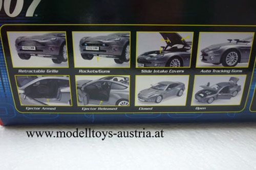 Aston Martin V12 Vanquish James BOND 007 Stirb an einem anderen Tag 1:18