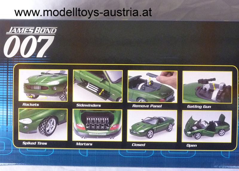 Jaguar XKR Roadster Cabrio James BOND 007 Stirb an einem anderen Tag 1:18