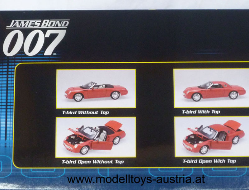 Ford Thunderbird James BOND 007 Stirb an einem anderen Tag 1:18