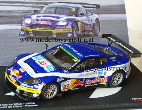 Aston Martin DBR9 2006 Red Bull 500 km von Dijon Karl WENDLINGER / Philipp PETER 1:43