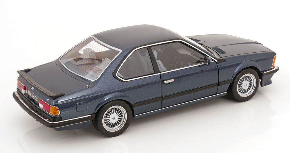BMW E24 635 M CSI 1987 blau metallik mit ALPINA Felgen 1:12