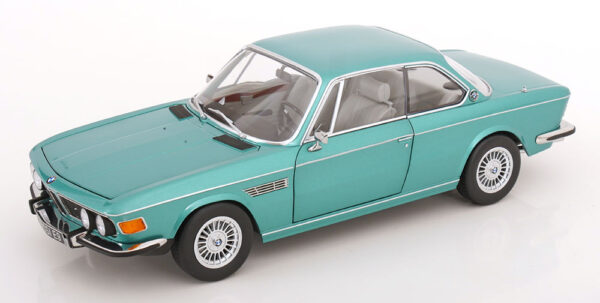 BMW E9 3.0 CSI Coupe 1971 türkis metallik mit ALPINA Felgen 1:12