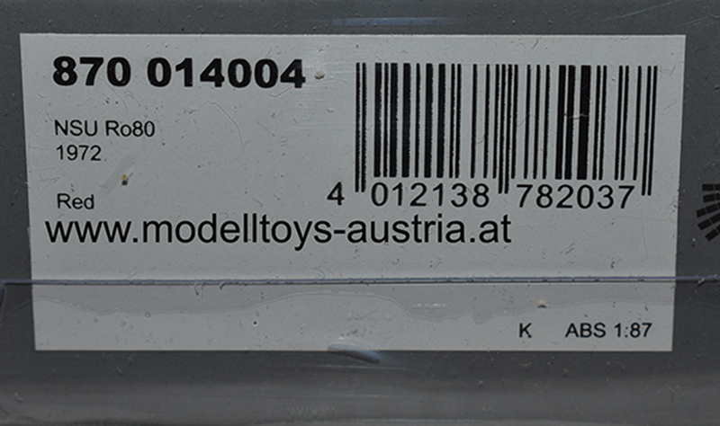 NSU Ro80 RO 80 1972 rot 1:87 H0 – Bild 2