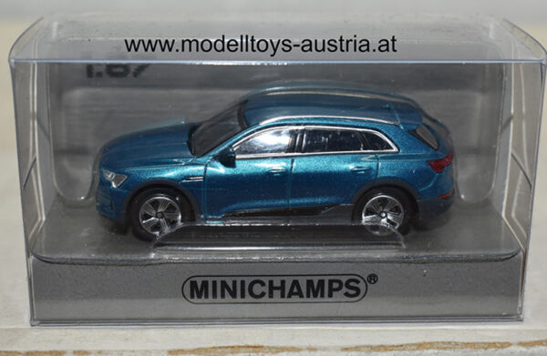 Audi E Tron 2020 blau 1:87 H0