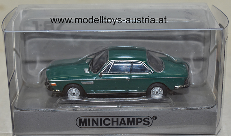 BMW E9 2800 CS Coupe 1968 dunkel grün 1:87 H0