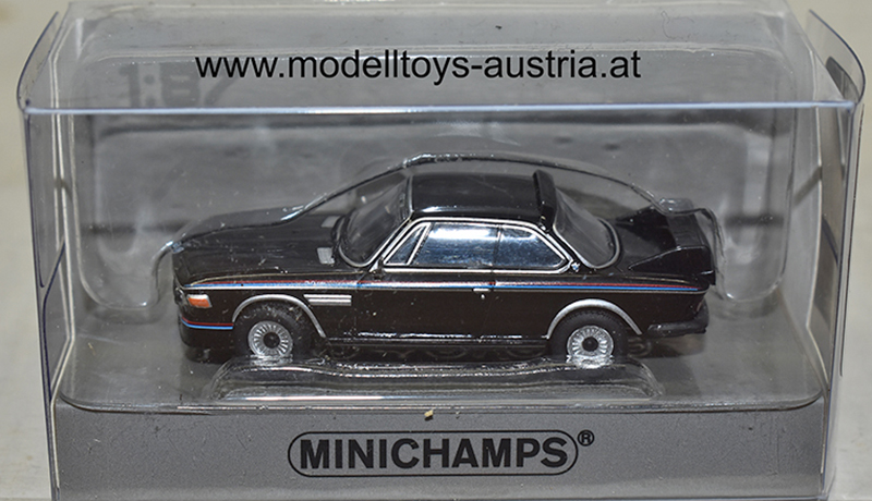 BMW E9 3.0 CSL Coupe mit Spoiler Set 1973 – 1975 schwarz 1:87 H0