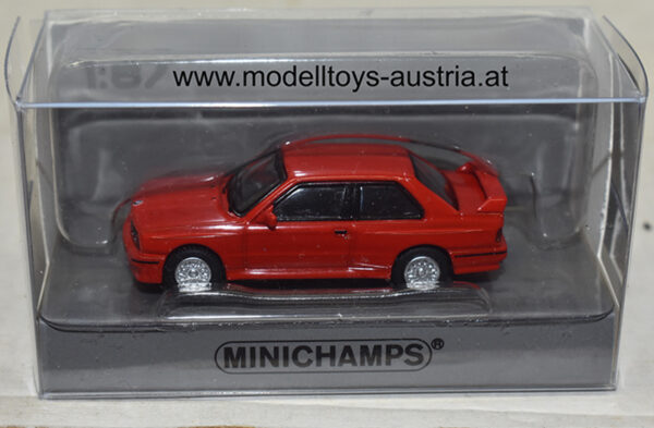 BMW E30 M3 Coupe 1986 rot 1:87 H0