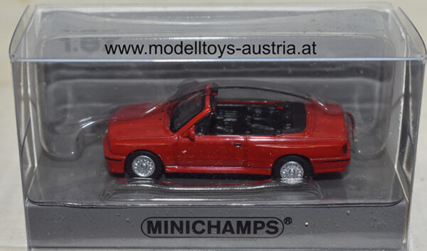 BMW E30 M3 Cabrio 1988 rot 1:87 H0