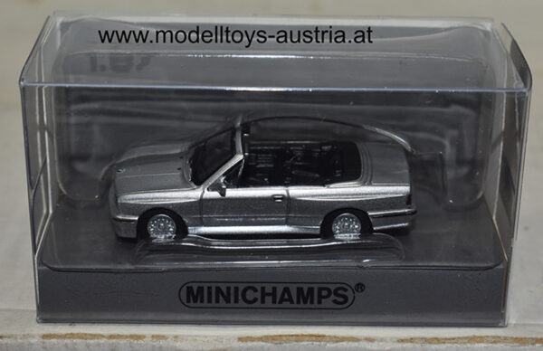 BMW E30 M3 Cabrio 1988 silber 1:87 H0