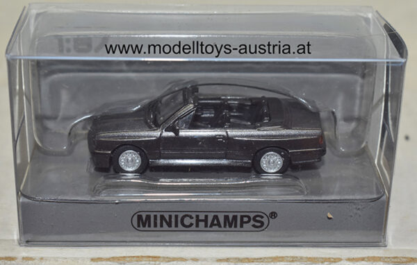 BMW E30 M3 Cabrio 1988 dunkel grau metallik 1:87 H0