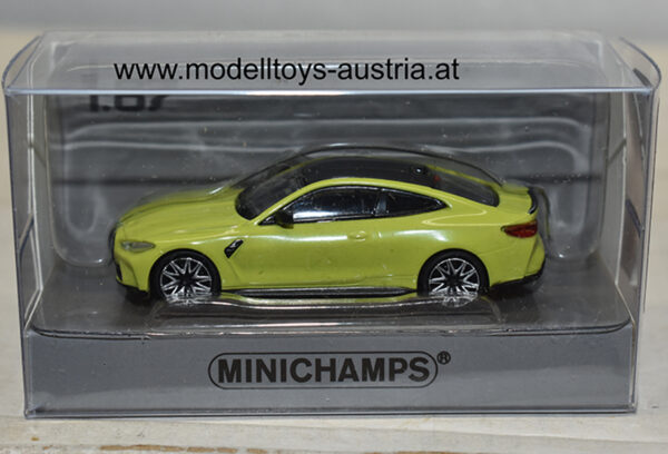 BMW G82 M4 Coupe 2020 gelb 1:87 H0