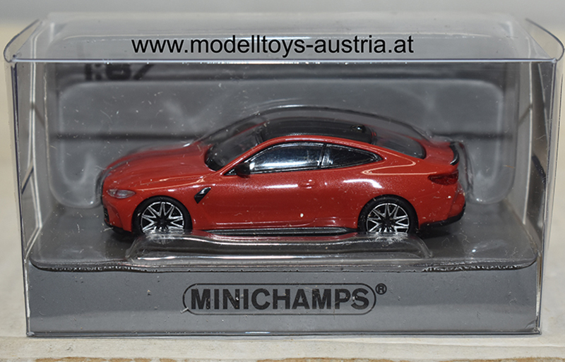 BMW G82 M4 Coupe 2020 rot metallik 1:87 H0