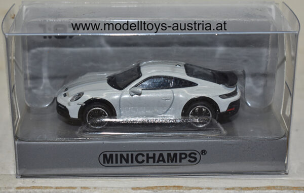 Porsche 911 992 Coupe DAKAR 2022 grau metallik 1:87 H0
