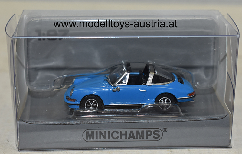 Porsche 911 Targa 1972 blau 1:87 H0