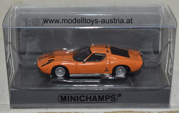 Lamborghini Miura Coupe 1966 orange 1:87 H0