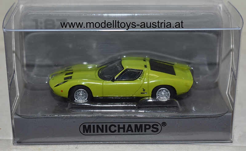 Lamborghini Miura Coupe 1966 grün 1:87 H0