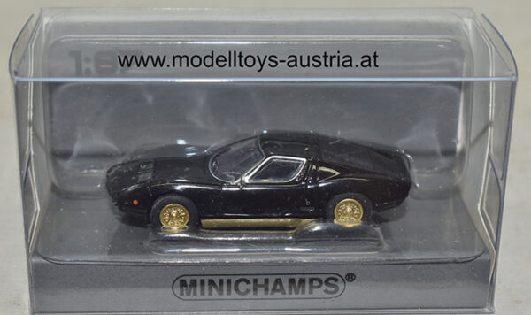 Lamborghini Miura Coupe 1966 schwarz 1:87 H0