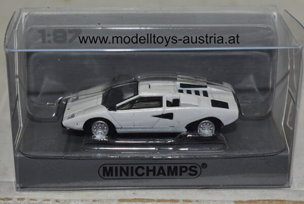 Lamborghini Countach LP 400 1974 weiss 1:87 H0