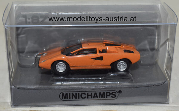 Lamborghini Countach LP 400 1974 orange 1:87 H0