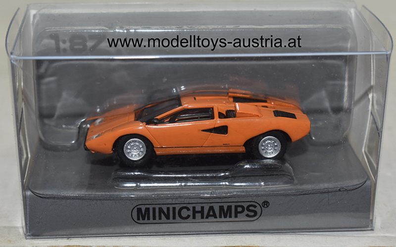 Lamborghini Countach LP 400 1974 orange 1:87 H0