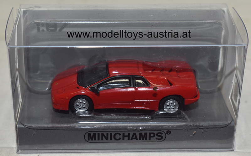 Lamborghini Diablo Coupe 1994 red 1:87 H0