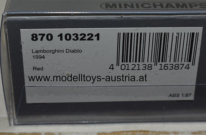 Lamborghini Diablo Coupe 1994 red 1:87 H0 - Image 2