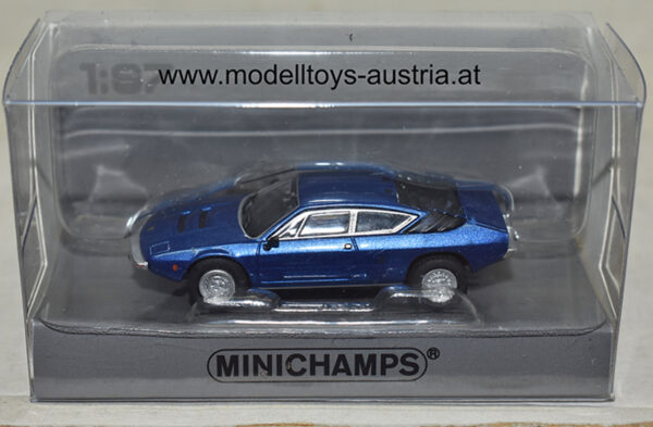 Lamborghini Urraco Coupe 1974 blau metallik 1:87 H0