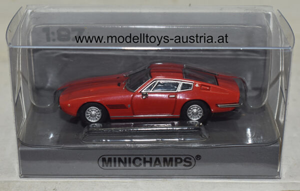 Maserati Ghibli Coupe 1969 rot 1:87 H0