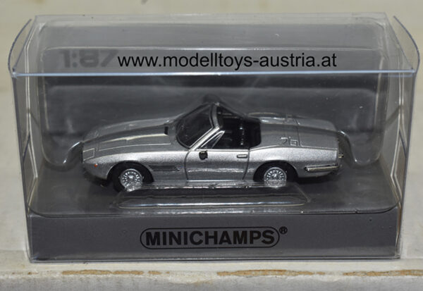 Maserati Ghibli Spyder Cabrio 1969 silber 1:87 H0