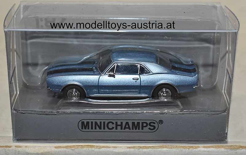 Chevrolet Camaro Coupe 1967 blau metallik 1:87 H0