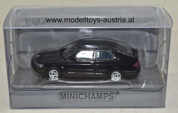 Saab 900 Coupe 1995 schwarz 1:87 H0