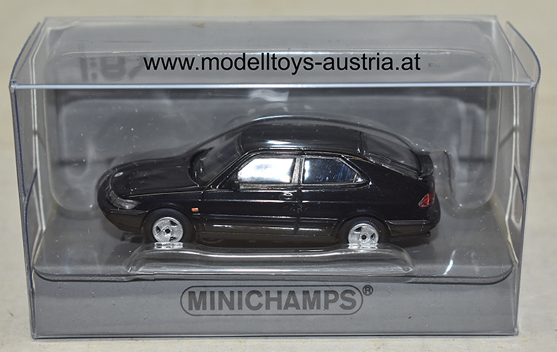 Saab 900 Coupe 1995 schwarz 1:87 H0