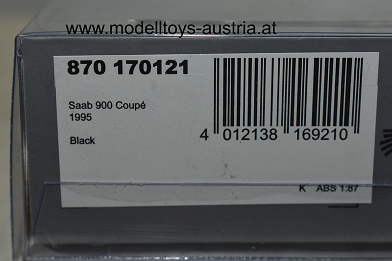 Saab 900 Coupe 1995 schwarz 1:87 H0 – Bild 2