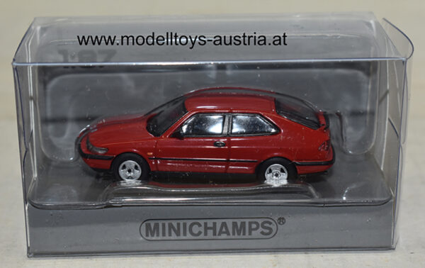 Saab 900 Coupe 1995 rot 1:87 H0