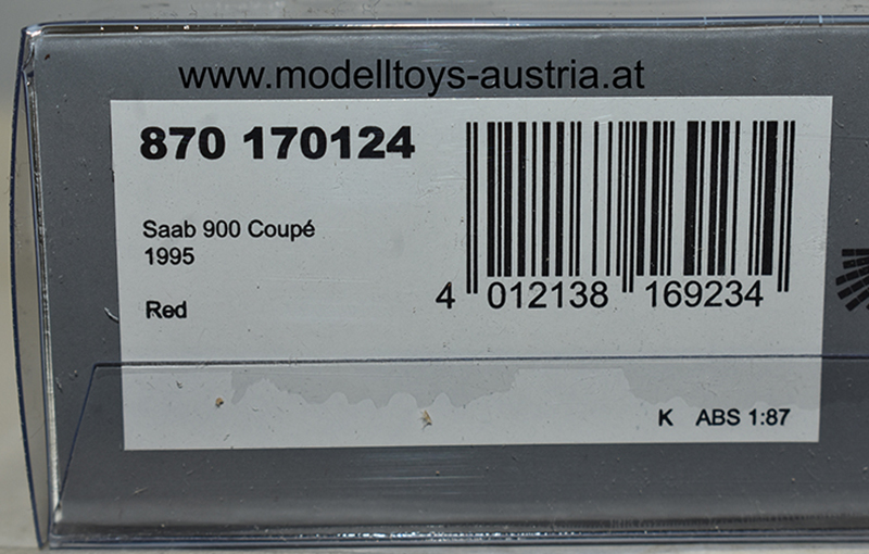 Saab 900 Coupe 1995 rot 1:87 H0 – Bild 2