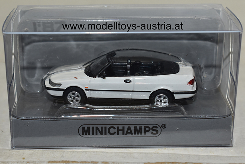 Saab 900 Cabrio 1995 weiss 1:87 H0