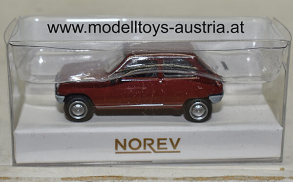 Renault 5 R5 Limousine 1972 dunkel rot 1:87 HO