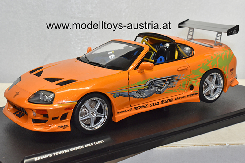 Toyota Supra MK IV 2001 Fast & Furious BRIAN’S Car 1:18 Solido