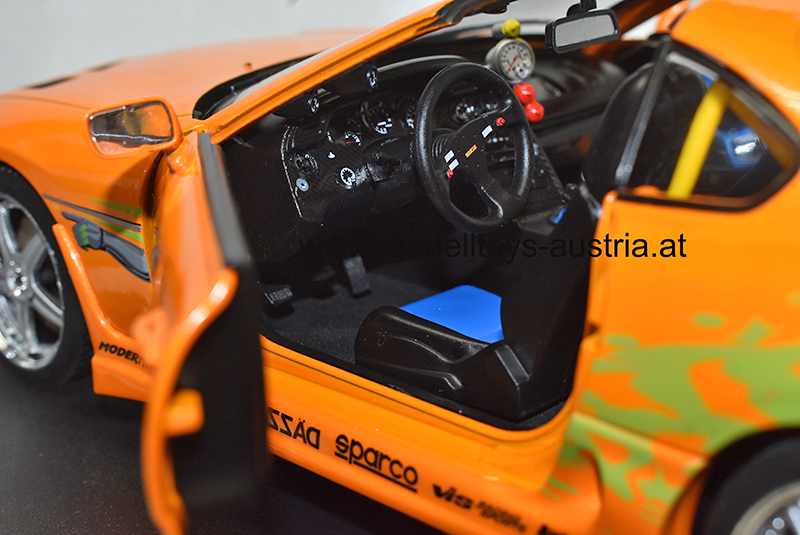 Toyota Supra MK IV 2001 Fast & Furious BRIAN’S Car 1:18 Solido – Bild 6
