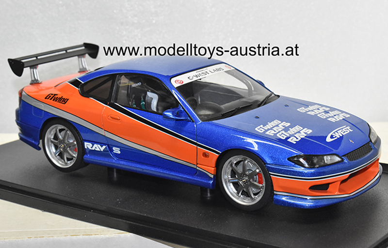 Nissan Silvia S15 SPEC-S 2006 Tokyo Drift MONA LISA 1:18