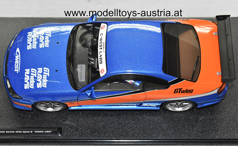 Nissan Silvia S15 SPEC-S 2006 Tokyo Drift MONA LISA 1:18