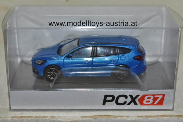 Ford Focus ST Turnier Break Kombi blau metallik 1:87 H0