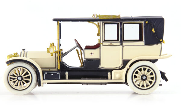 Mercedes Benz 38/70 PS 1911 Kettenwagen GESCHLOSSEN Kaiser Wilhelm II ivory 1:43